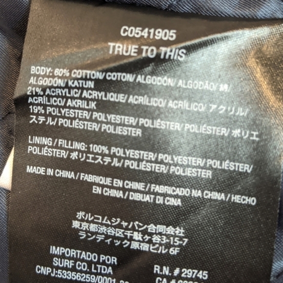 Volcom Belgrade Red Plaid Button Up Shirt Jacket with Pockets size Medium - Picture 5 of 8